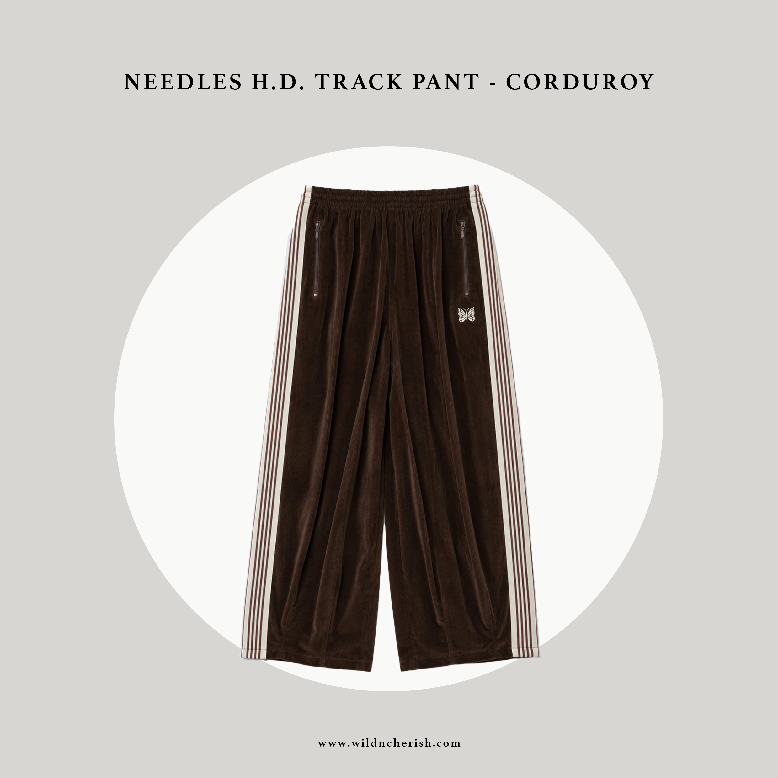 預訂 | NEEDLES H.D. Track Pant - Corduroy 燈芯絨