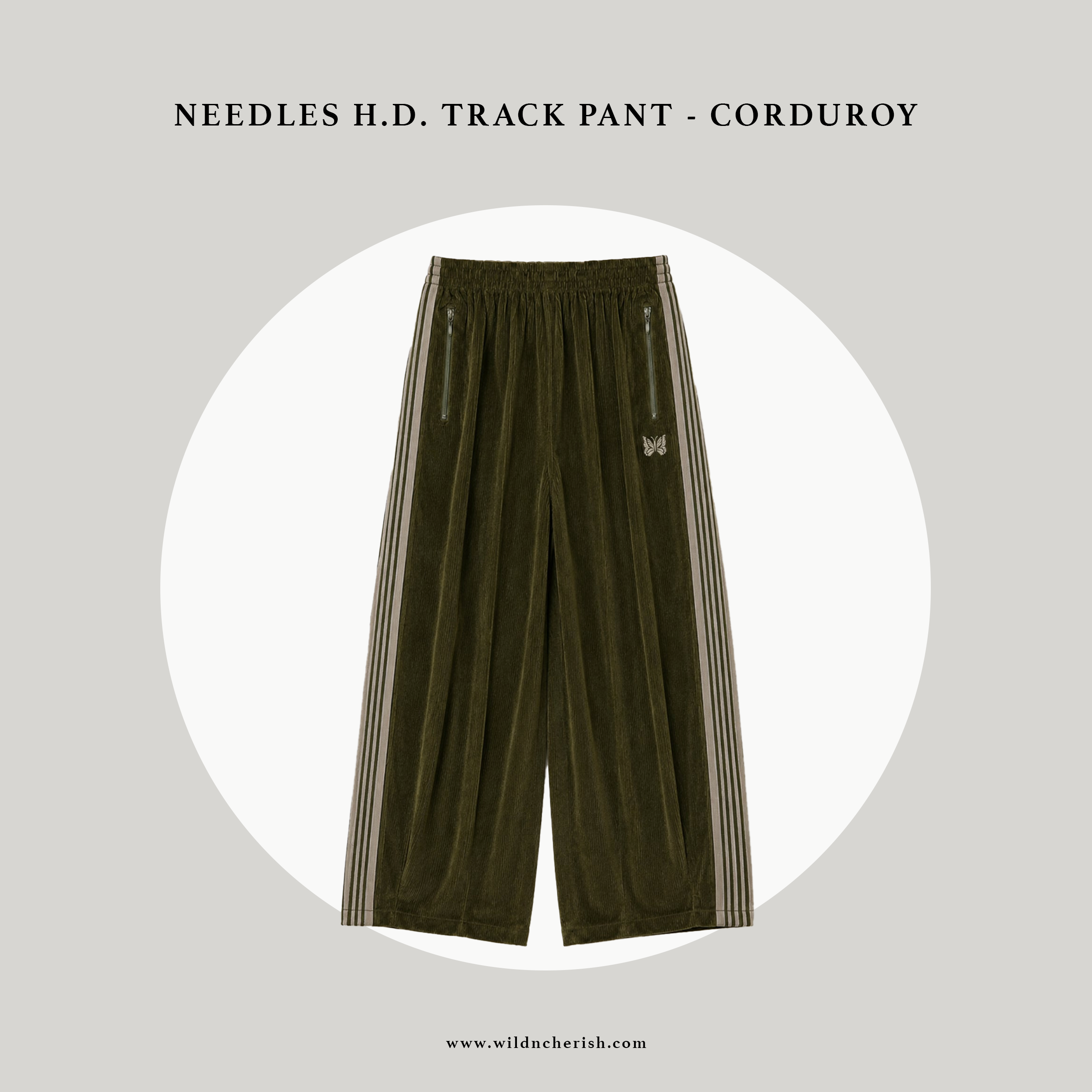 預訂 | NEEDLES H.D. Track Pant - Corduroy 燈芯絨