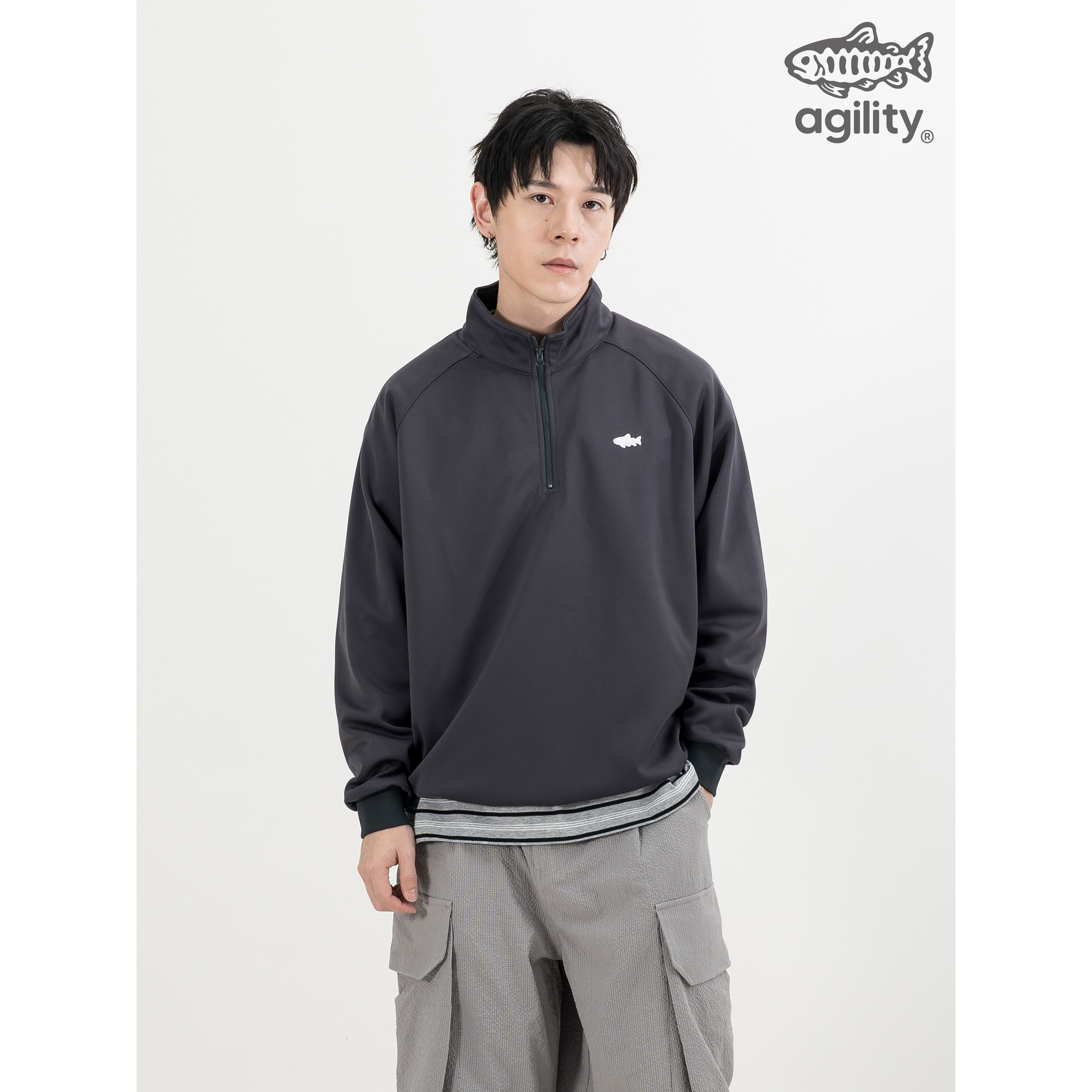 AGILITY Scuba Knit Half Zip Sweater 太空棉 半襟外套 [A-HL]