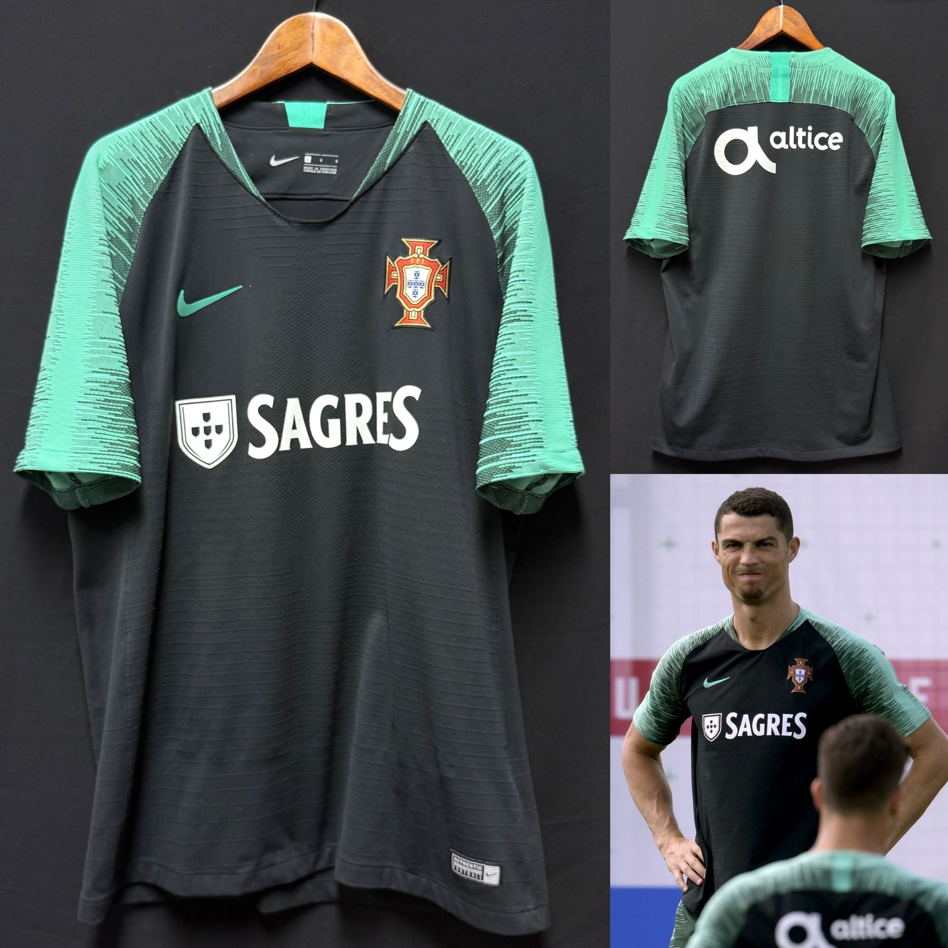 (Player Issue) Portugal 2018 Nike Player Issue Training Shirt
