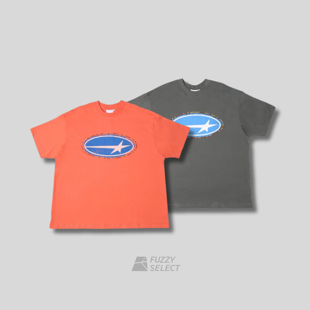 【逢甲 FUZZY】MTA Logo Gem Boxy Tee 寶石 炭灰 橘色 M26SFJT