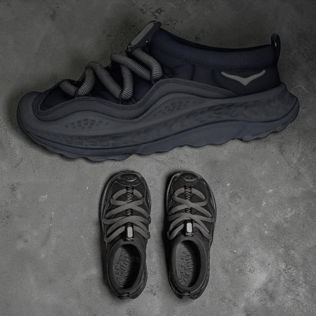 HOKA ONE ONE Ora Primo 全黑 黑魂 烏龍麵