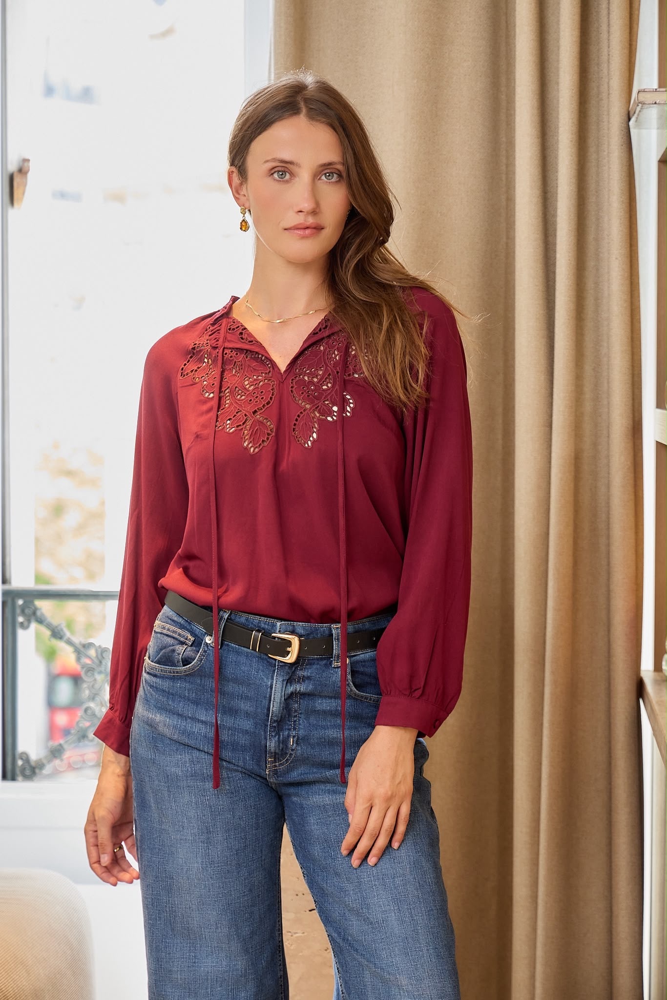 1LC0913-119 [LOVIE&CO] Amaya 女裝襯衫 #ZS9623-AMAYA (EU)