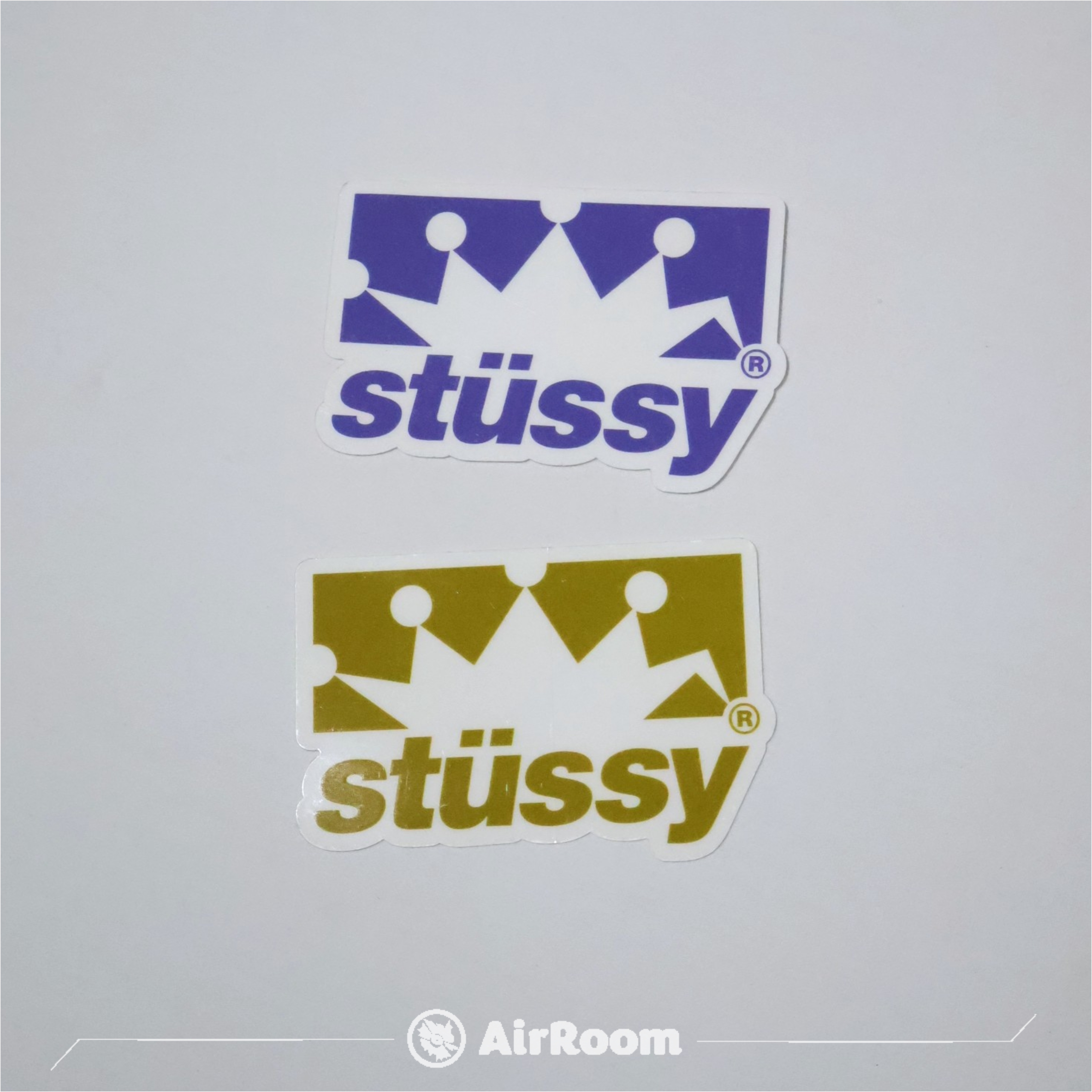 2026SS STUSSY LOGO 皇冠 文字 貼紙 現貨