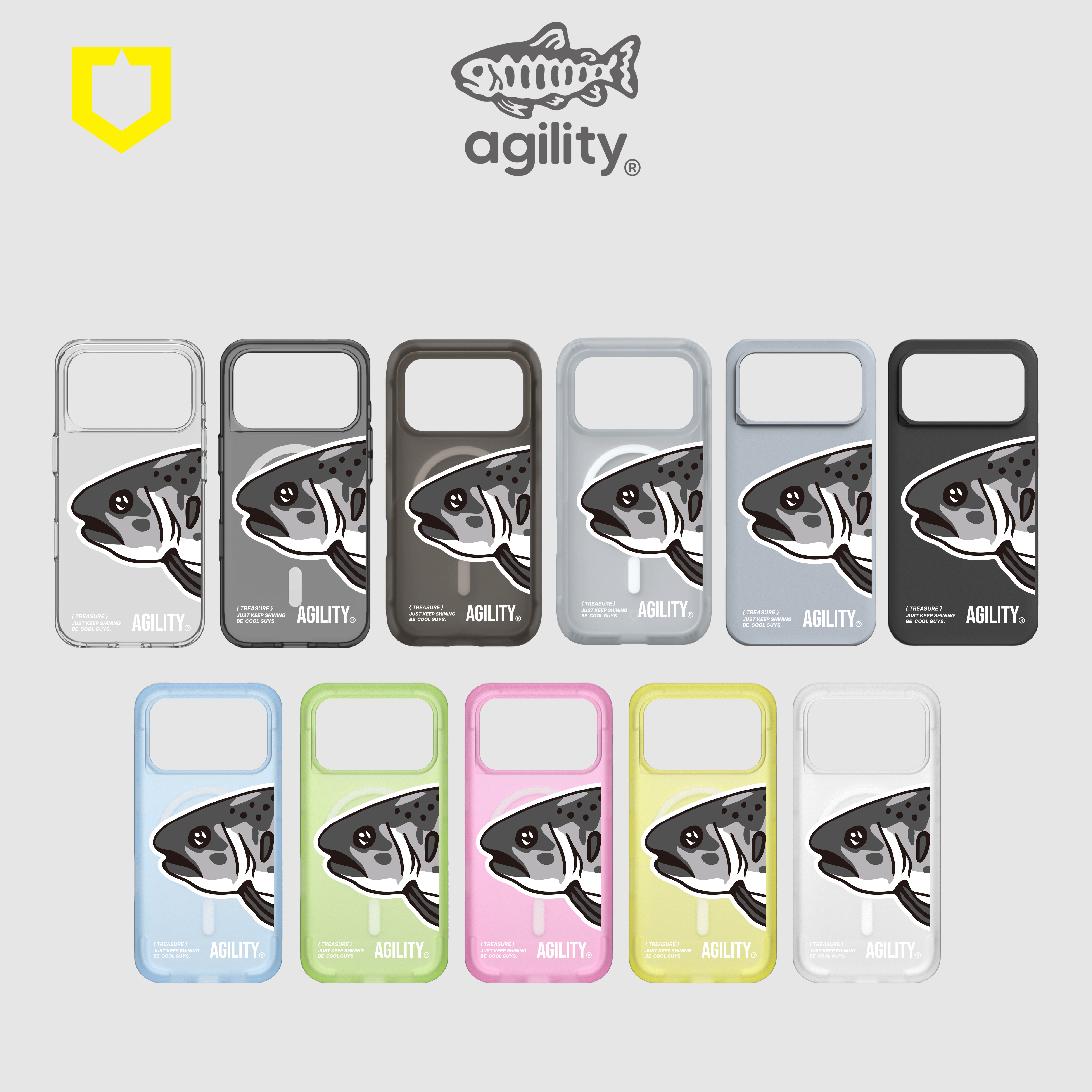 AGILITY x RHINOSHIELD Iphone Case - 大魚頭 犀牛盾手機殼