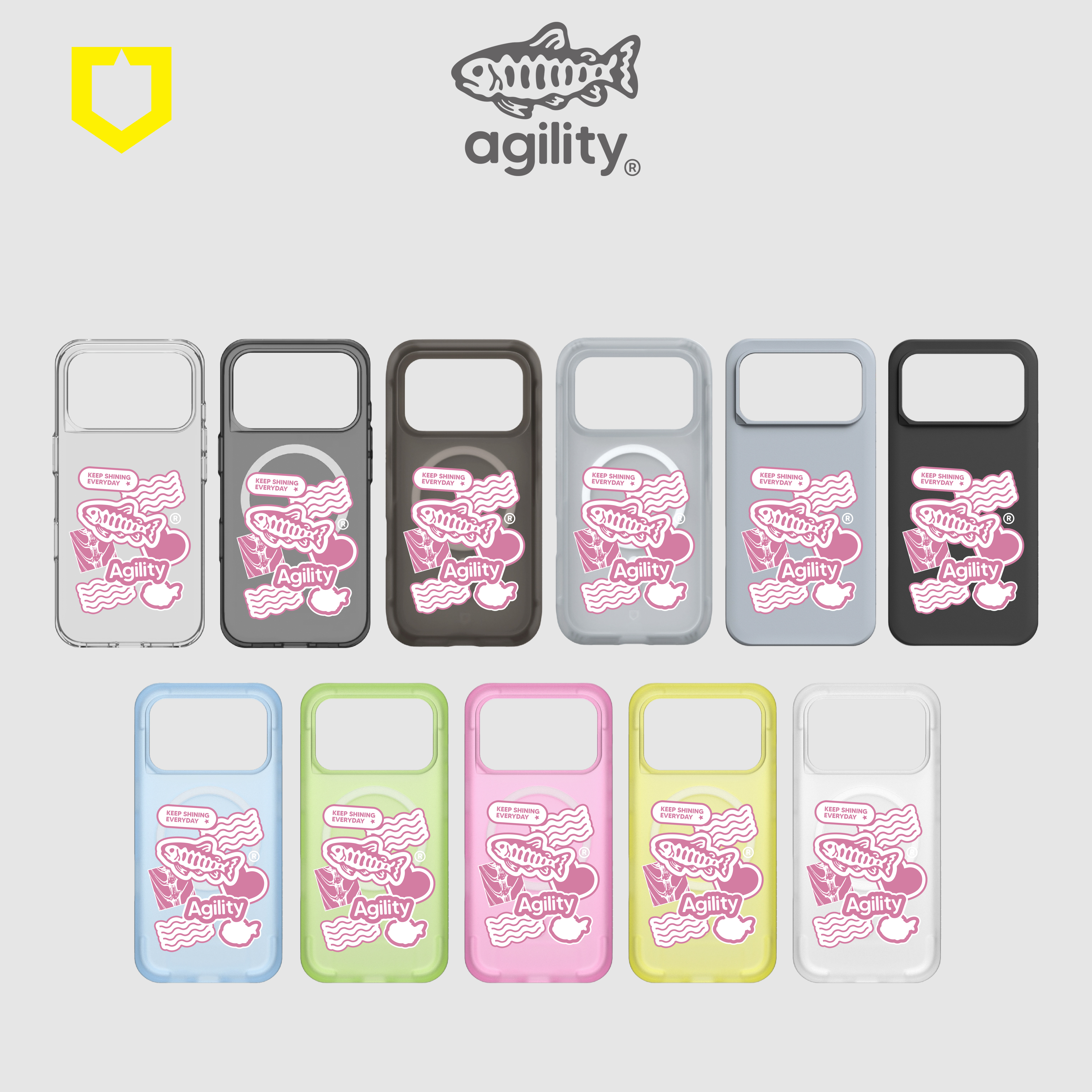 AGILITY x RHINOSHIELD Iphone Case - 撕不掉 犀牛盾手機殼