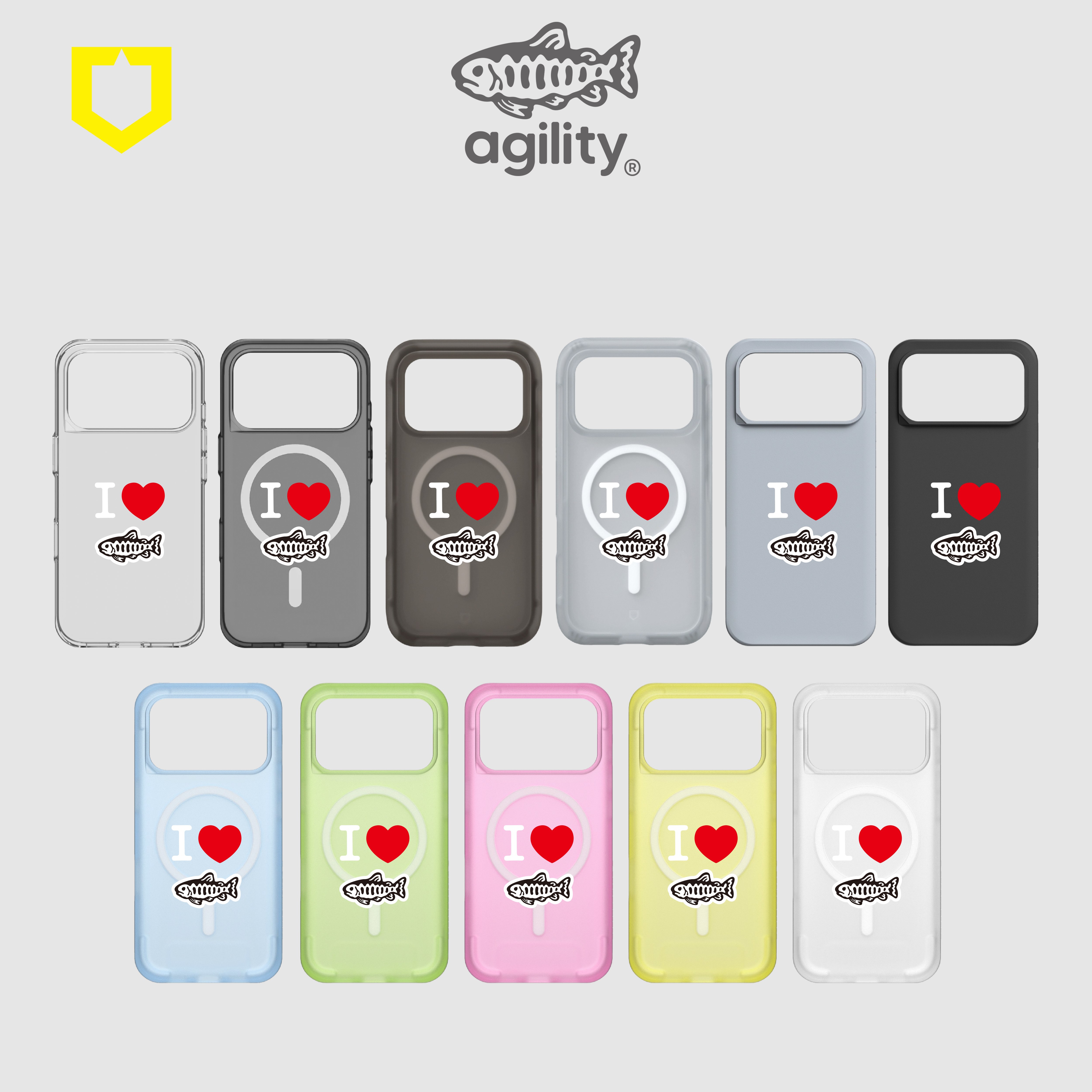 AGILITY x RHINOSHIELD Iphone Case - 我愛魚 犀牛盾手機殼