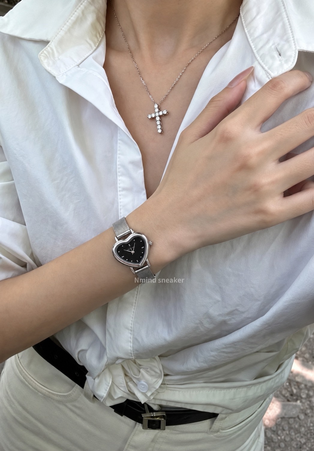 快速出貨<怦然心動💗>niko and ... 復古愛心手錶 心型