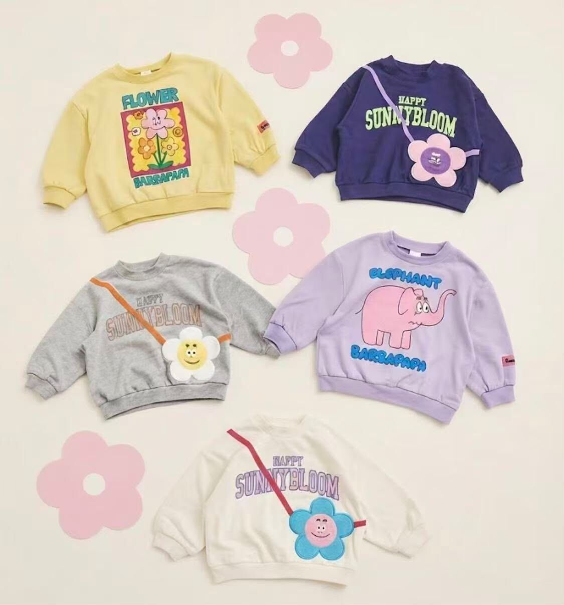 韓單 barbapapa秋冬衛衣