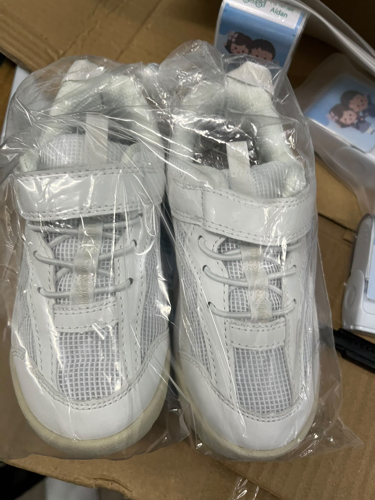 廠單 IFME白色返學鞋 size 18 現貨
