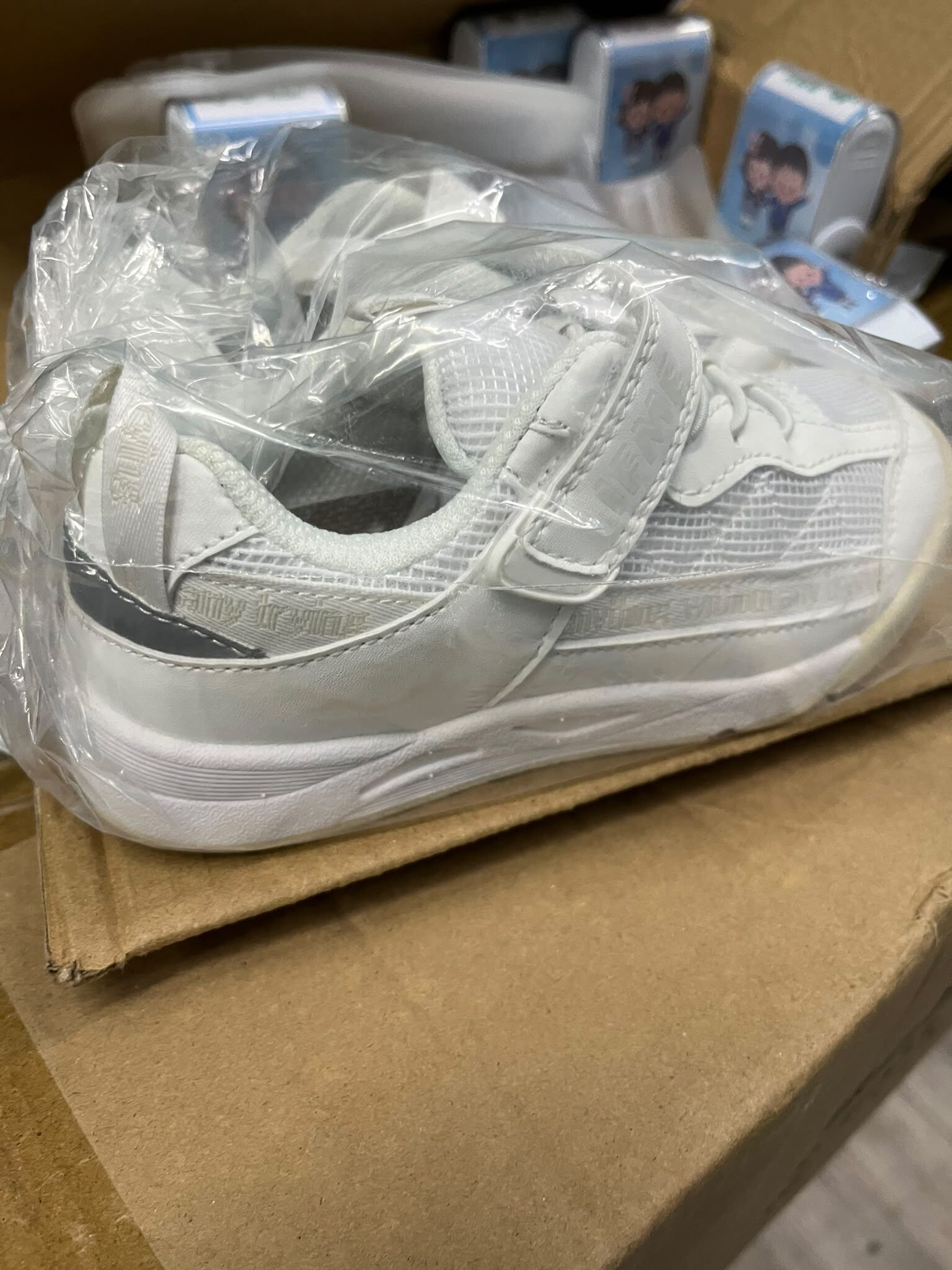 廠單 IFME白色返學鞋 size 18 現貨