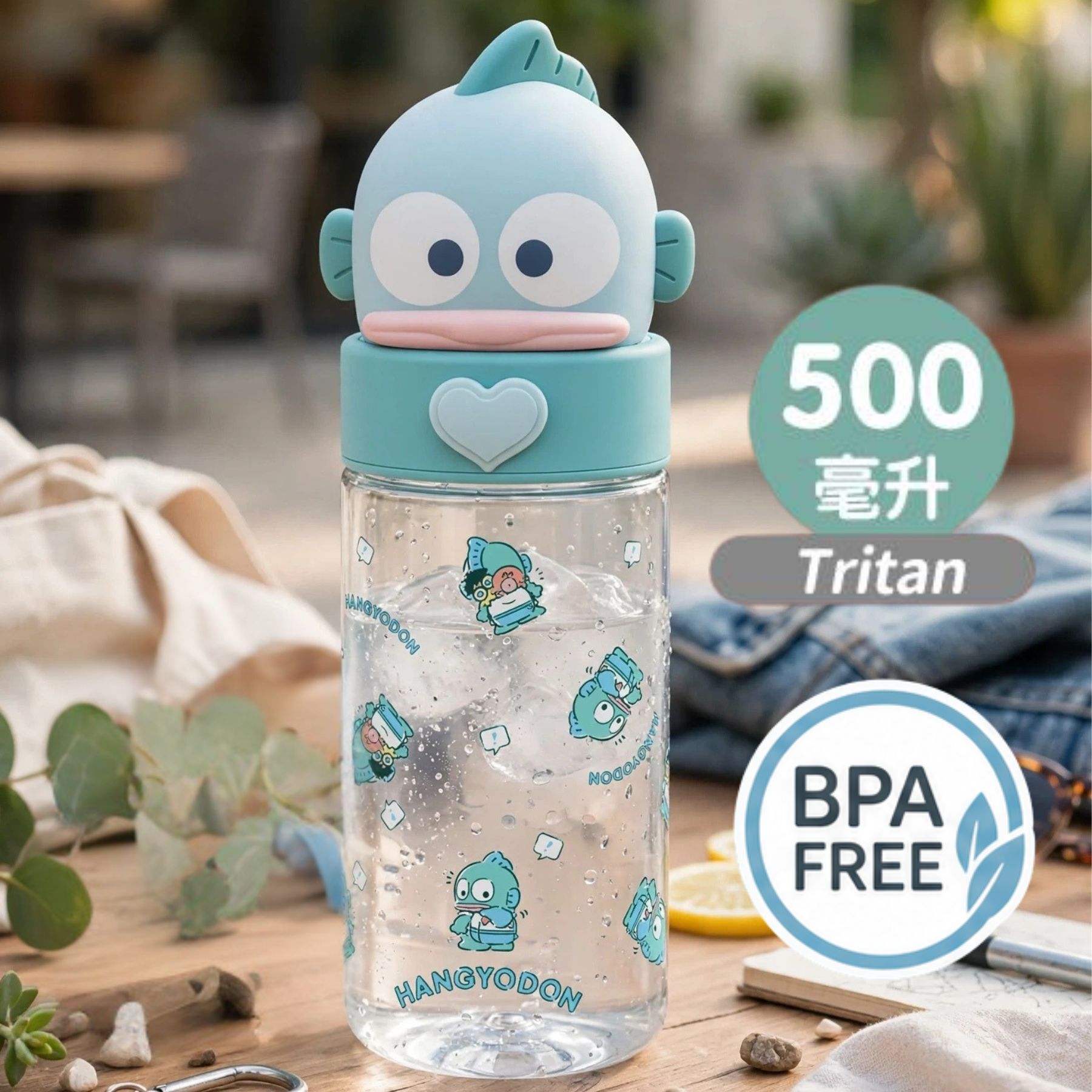 Hangyodon Sanrio 3D water bottle (500ml)