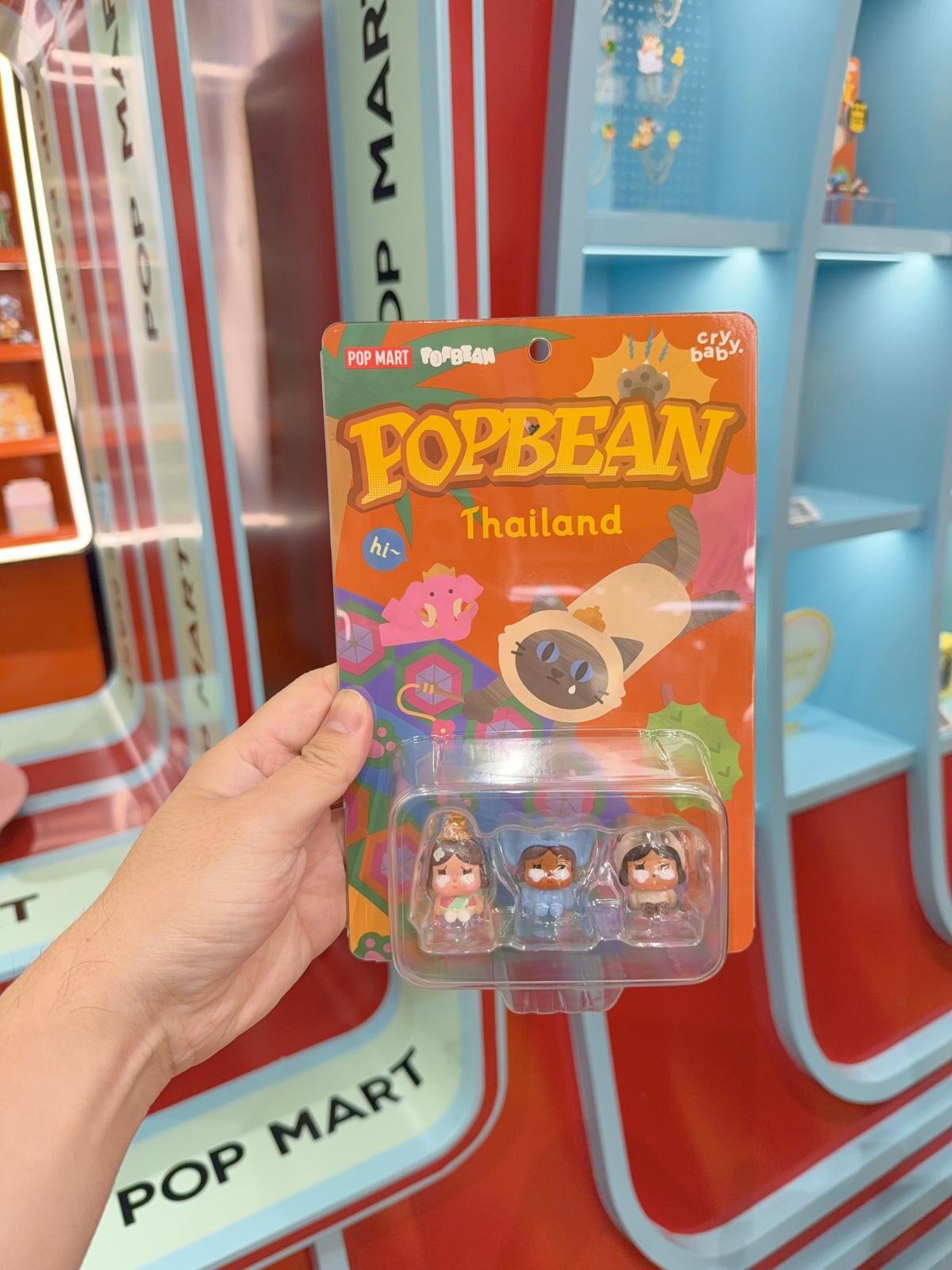 POP MART POP BEAN Crybaby 泰國限定版迷你公仔