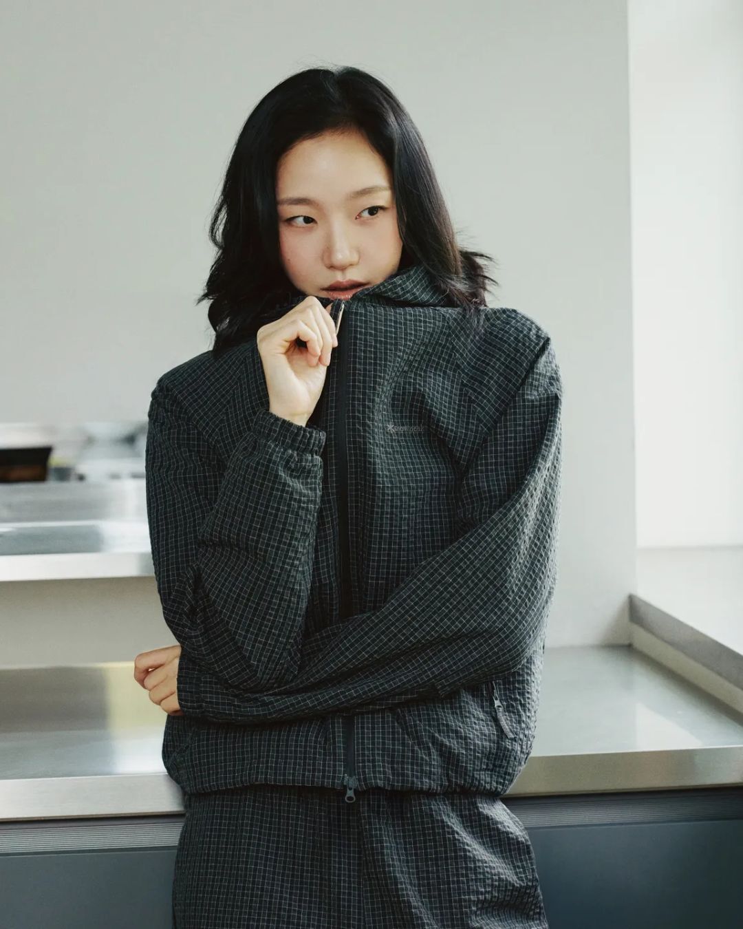 【預購】Snow Peak Check Seersucker Women's Jacket 格紋泡泡紗連帽外套 女款 S26FWFJK09
