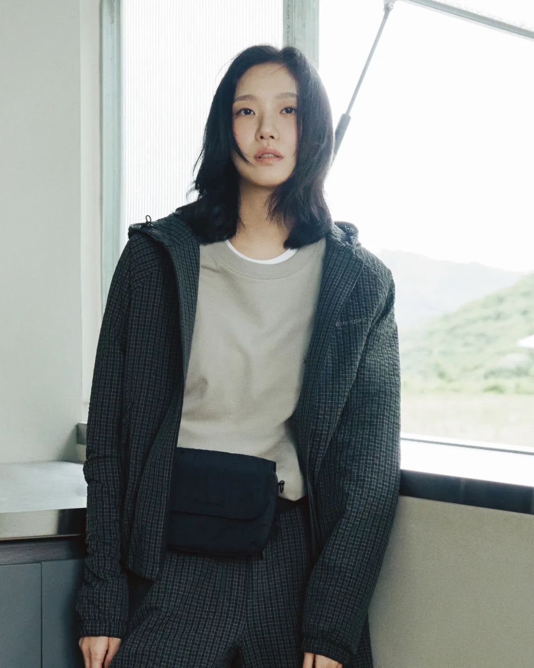 【預購】Snow Peak Check Seersucker Women's Jacket 格紋泡泡紗連帽外套 女款 S26FWFJK09