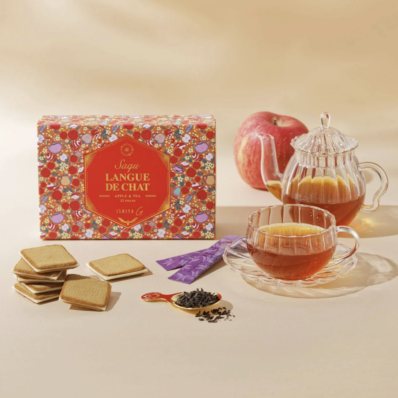 ISHIYA G｜蘋果紅茶夾心餅乾