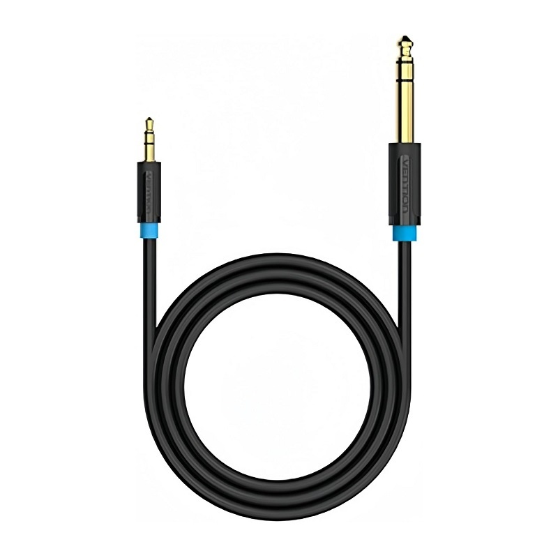 Vention 3.5mm 公頭轉 6.35mm 公頭 TRS 音頻線 (2m - 5m)