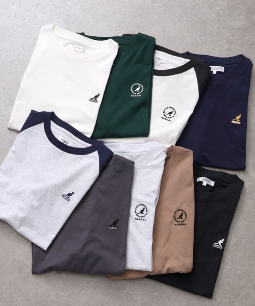 JP KANGOL 刺繡LOGO UNISEX T-SHIRT