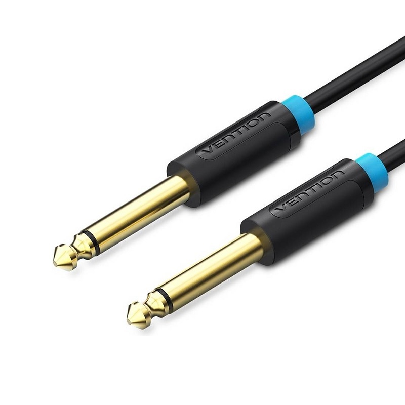Vention 6.35mm 公頭轉 6.35mm 公頭 單聲道音頻線 (2m - 5m)