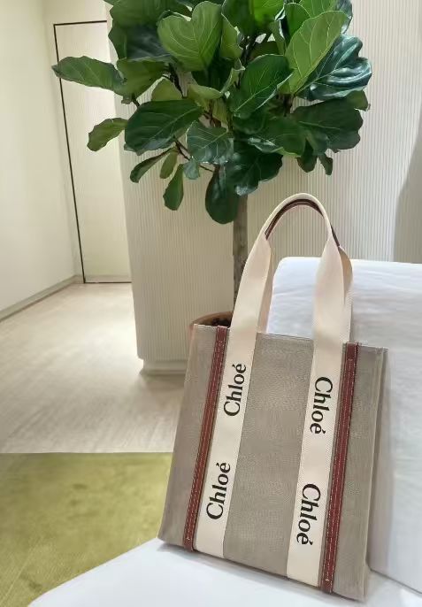 【預購】Chloé N091201 帆布托特包