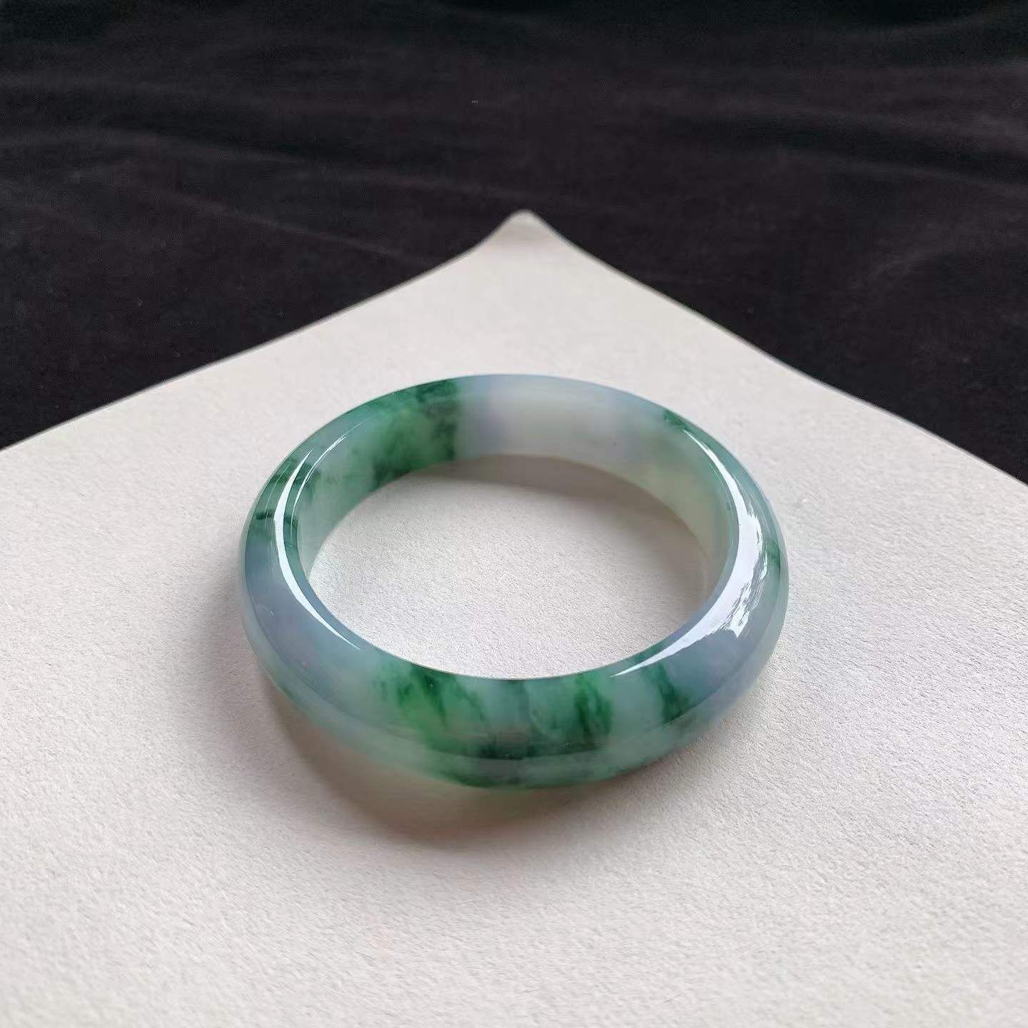 春彩正圈翡翠手鐲,天然翡翠A玉, 緬甸玉, Jade, Jadeite