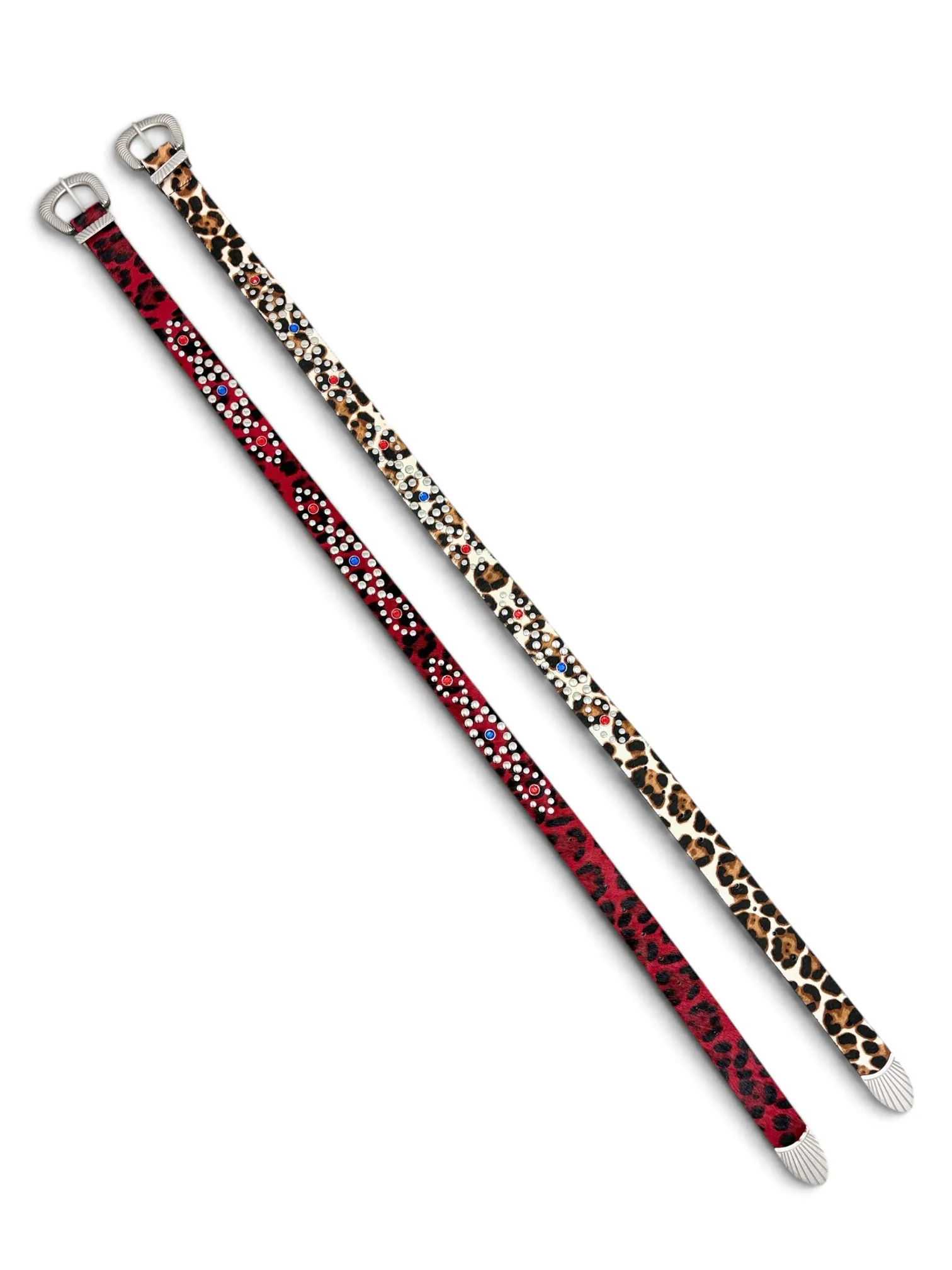 【車庫服飾】FASHION KILLASYSTEM WEST STUDDED LEOPARD BELT