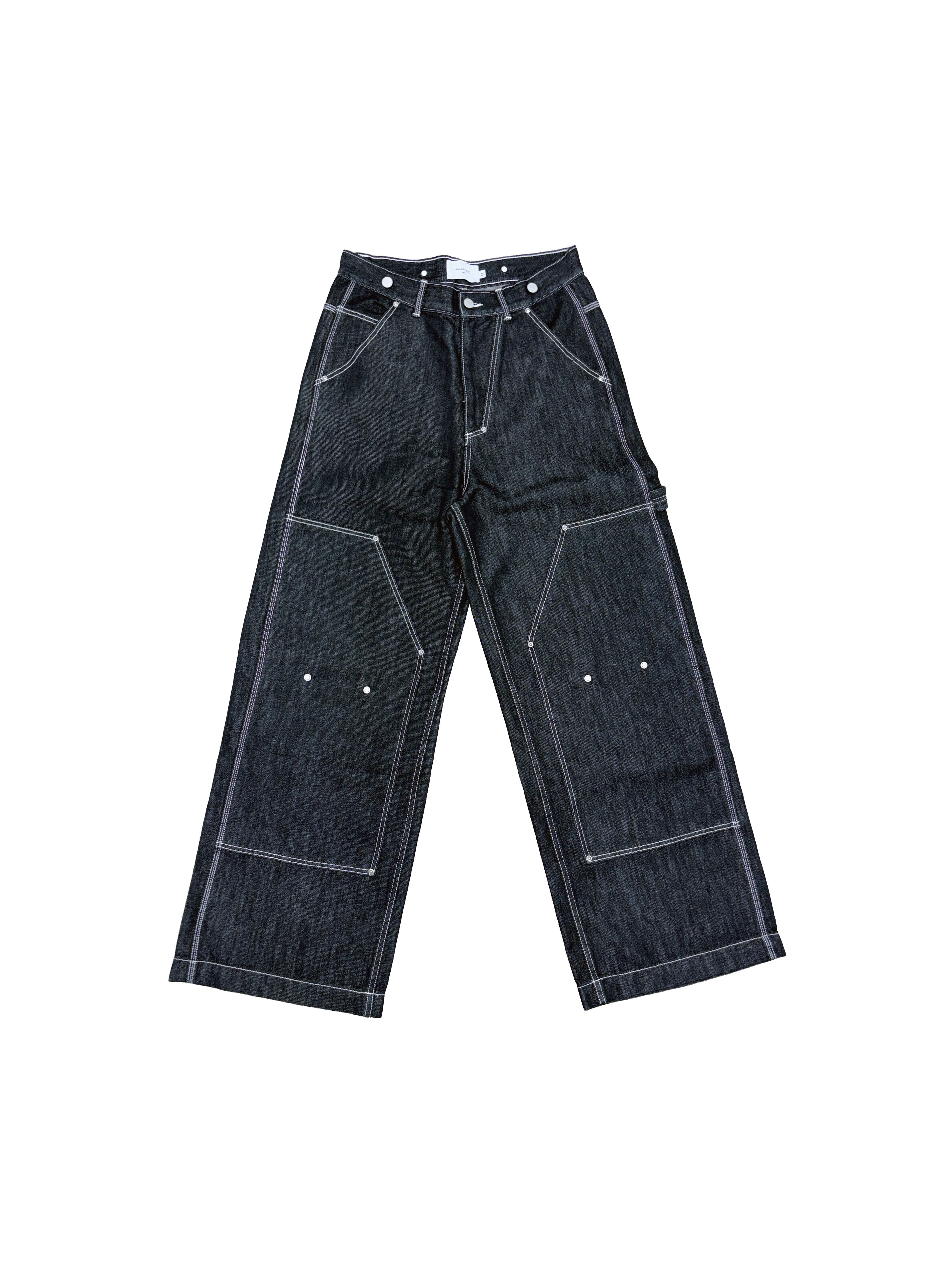 【車庫服飾】FASHION KILLASYSTEM BONES DENIM PANTS