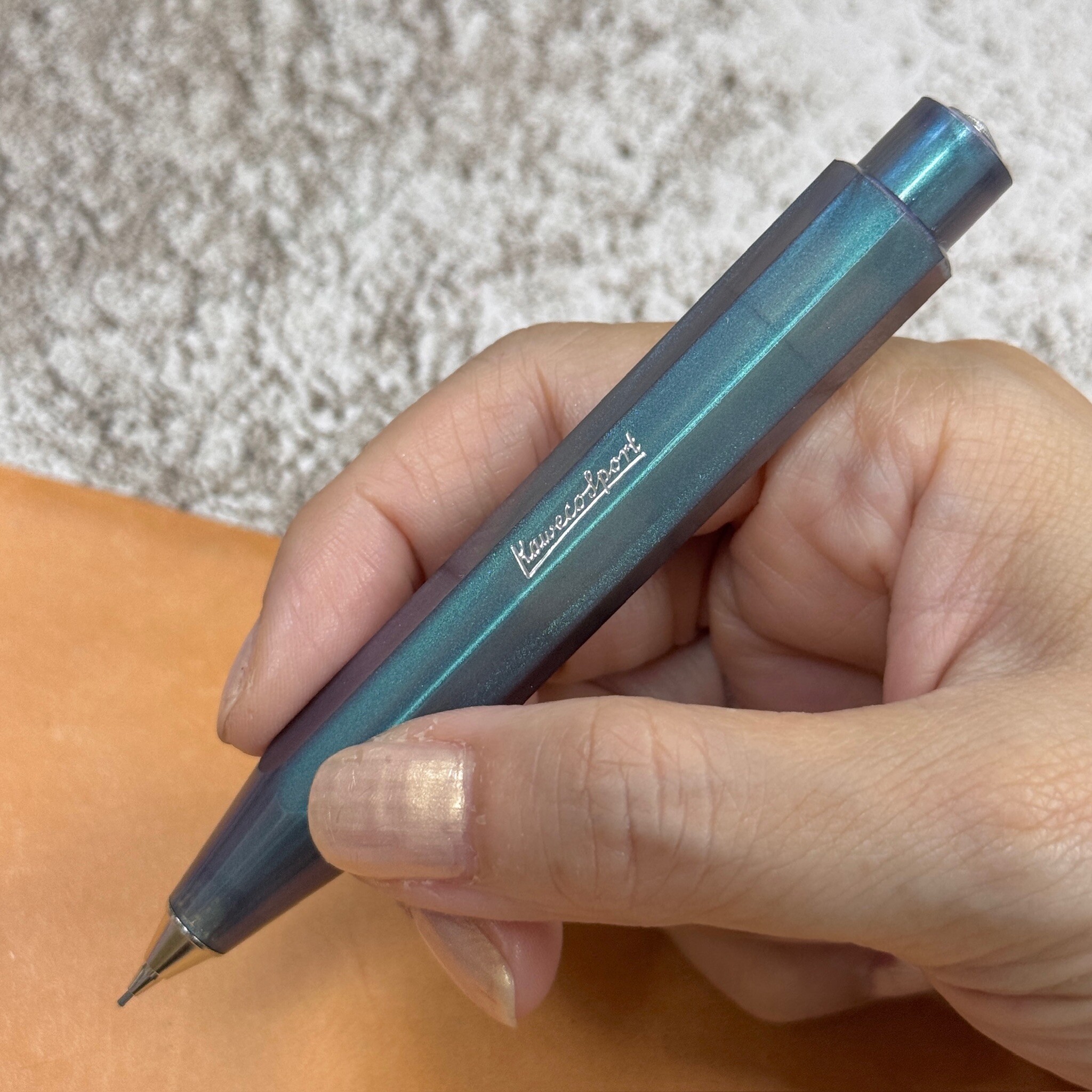 德國 KAWECO ｜ Lunar Sport 短版 自動鉛筆0.7 月光泊藍 月影邃藍