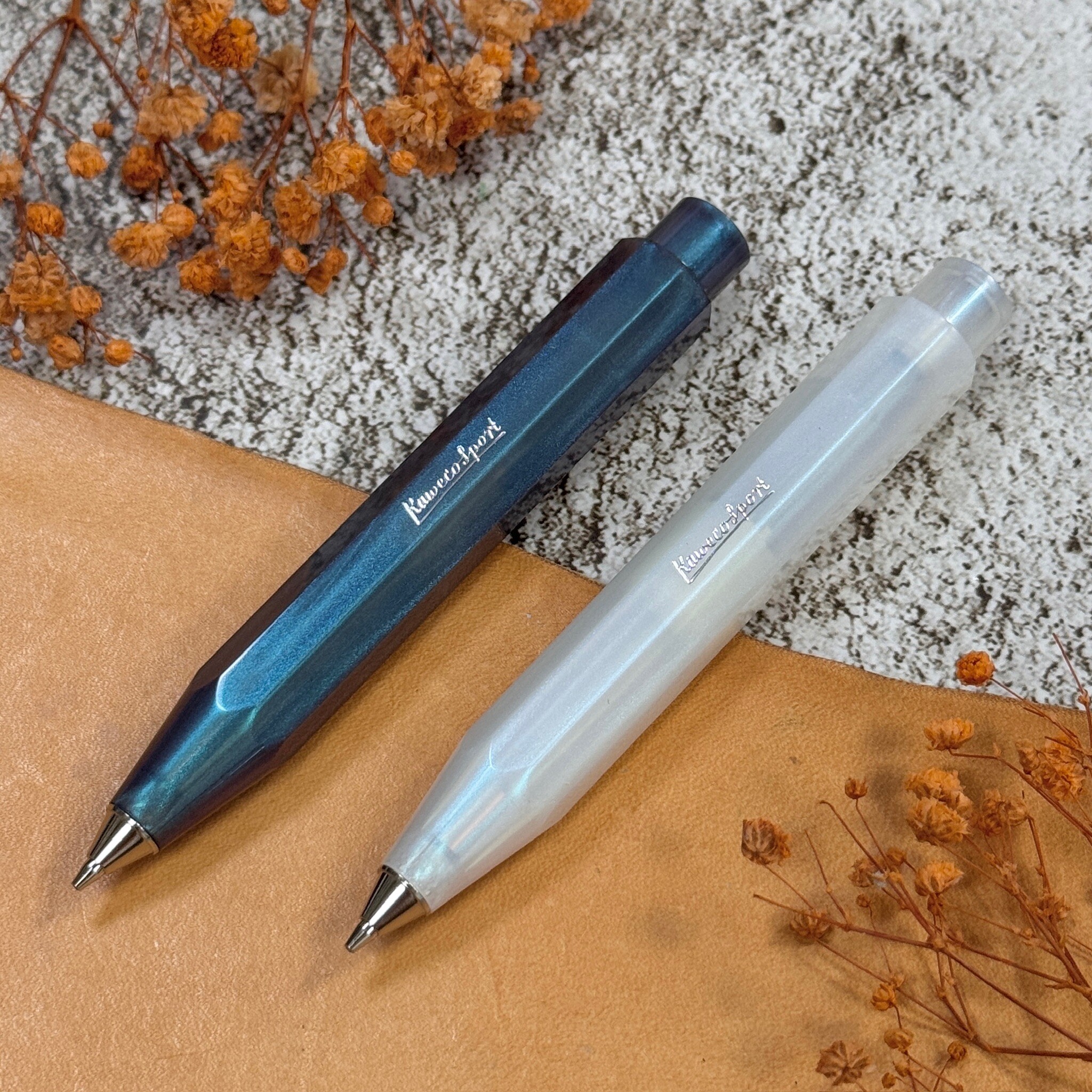 德國 KAWECO ｜ Lunar Sport 短版 自動鉛筆0.7 月光泊藍 月影邃藍