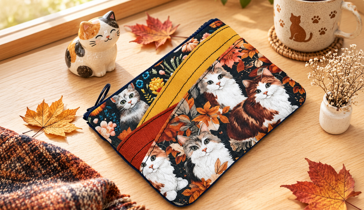 弧形口袋多層卡片夾零錢包 Curved pocket card and coin purse