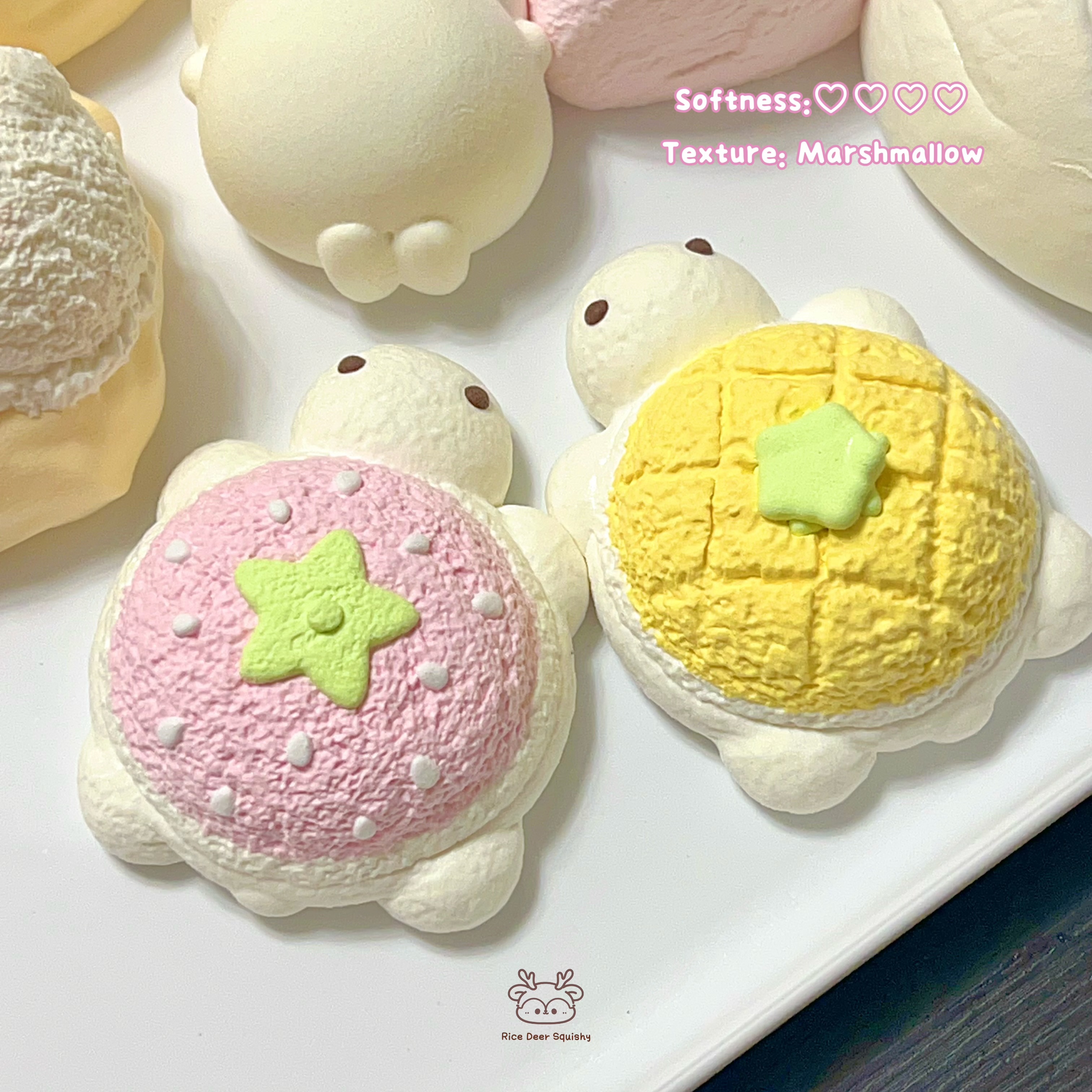 Animal Marshmallow series Handmade squishy (Playable by hand)