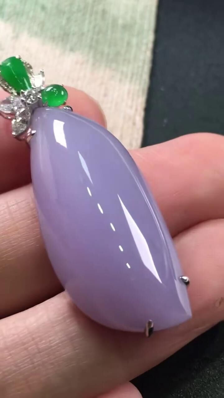 翡翠福瓜吊墜,天然翡翠A玉, 緬甸玉, Jade, Jadeite