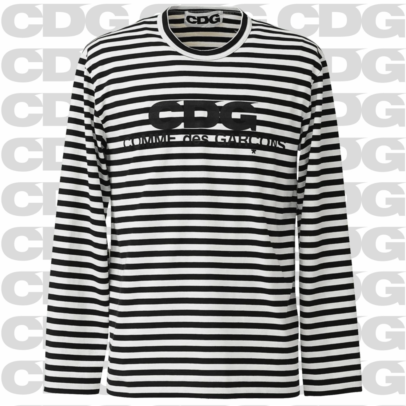 CDG CLASSIC BORDER T-SHIRT1 / CDG COMME des GARÇONS