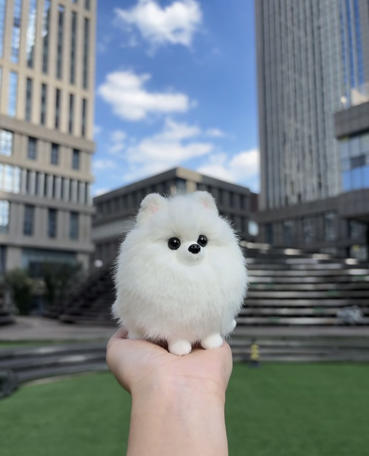KUDOLL小博美吊飾