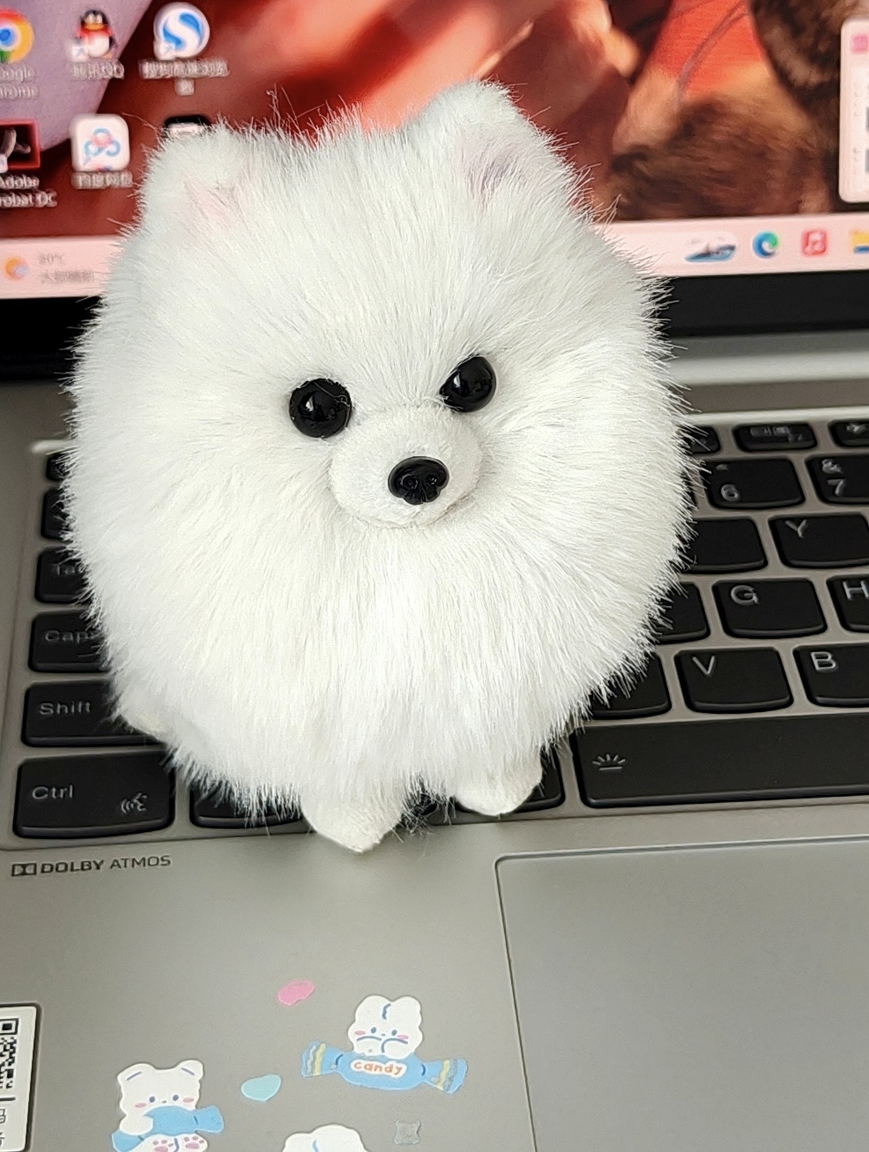 KUDOLL小博美吊飾