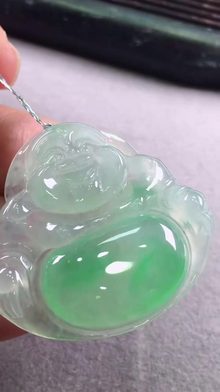 翡翠佛公,天然翡翠A玉, 緬甸玉, Jade, Jadeite