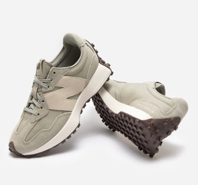 【APAIR】出清  New balance 327 WS327FC 米白咖啡 女鞋