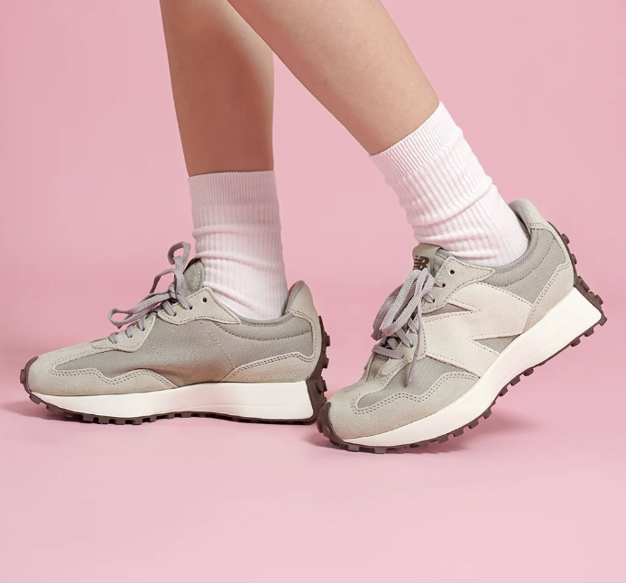 【APAIR】出清  New balance 327 WS327FC 米白咖啡 女鞋
