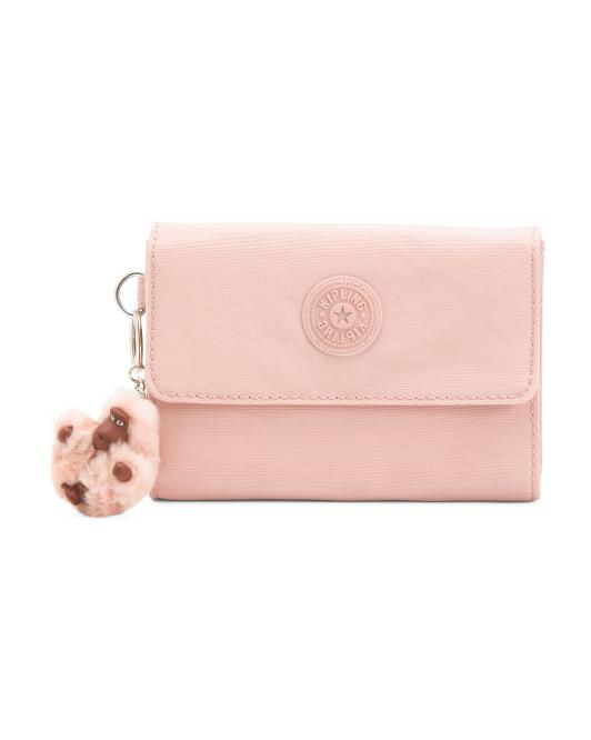【預購】KIPLING N0912101 Pixi 三折銀包 (粉色)