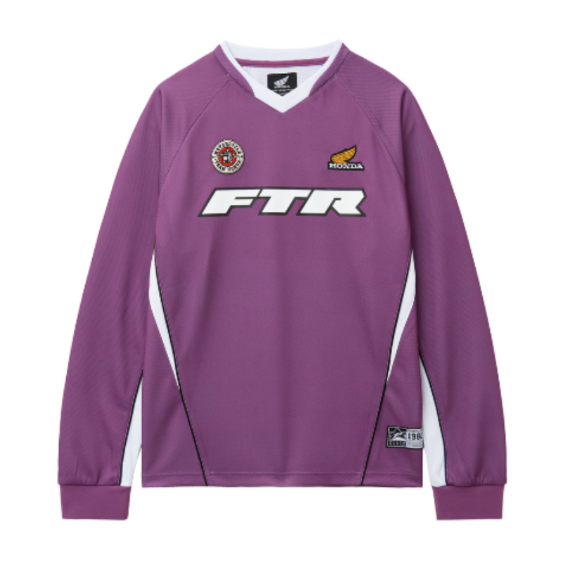 【代購】HONDA PHYPS MOTORCYCLE Mesh Series Logo Long Sleeve Black｜網眼系列 Logo 長袖上衣