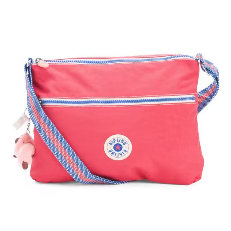 【預購】KIPLING N091216 Annabelle 斜挎包 (珊瑚紅)