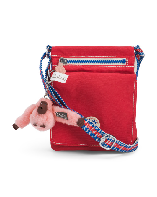 【預購】KIPLING N0912102 Eldorado 尼龍斜挎包 (紅色)