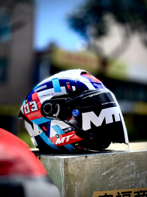 MT Helmet COSMO SV 彩繪 選手03 3/4罩 安全帽 亞版