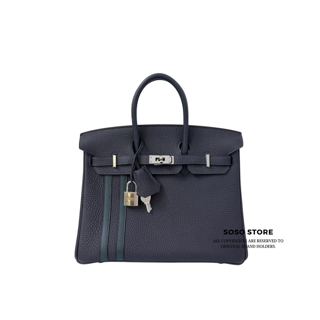 Hermès Birkin Officier - Bleu Nuit / SHW