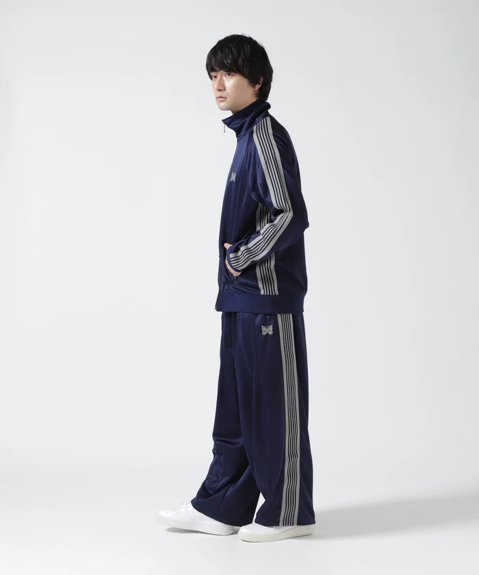 日本 NEEDLES x B'2nd H.D. Track Pant 經典 刺繡 蝴蝶 側條紋 運動褲 兩色