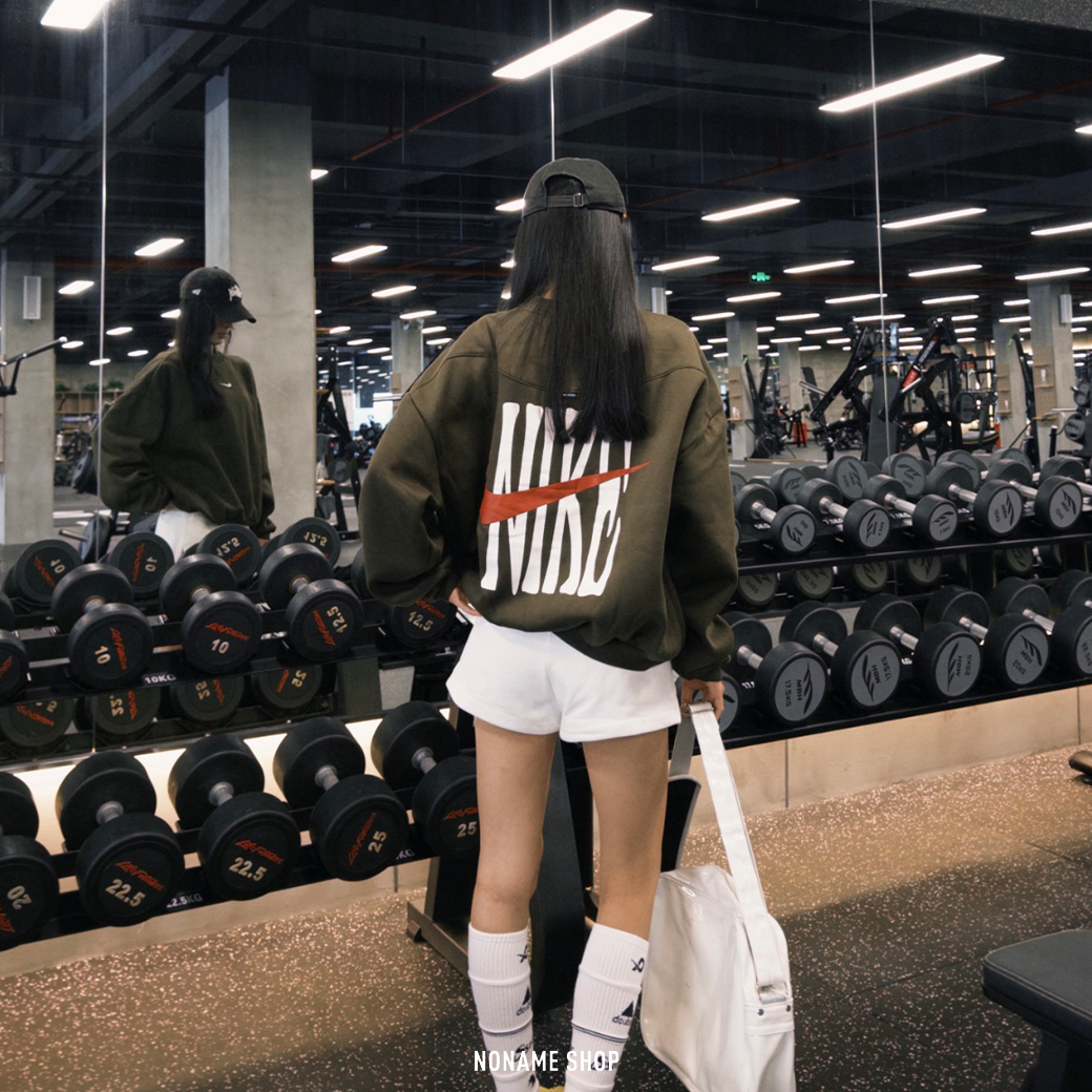 NIKE THERMA-FIT CNY 馬年限定 印花LOGO 刷毛 寬鬆 大學TEE 長袖 兩色 (男款)
