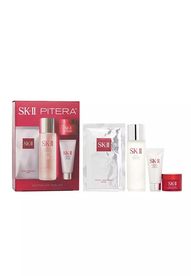 SKII SK-II 旅行/體驗套裝: 1.神仙水 75ml 2.面霜 15g 3.潔面 20g 4.面膜 1片