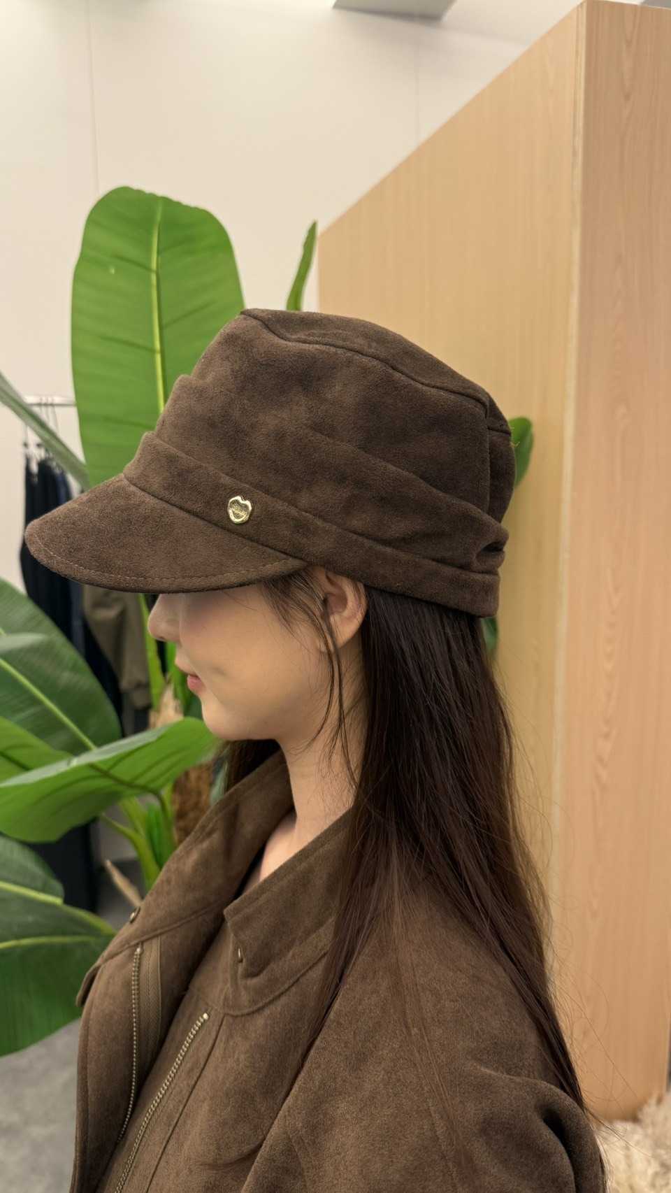 IF1342-麂皮軍帽