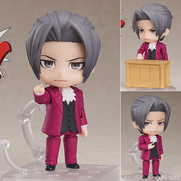 預訂2月  Good Smile Company 逆轉裁判 1762黏土人 御劍怜侍  Nendoroid Ace Attorney Miles Edgeworth Pre-order
