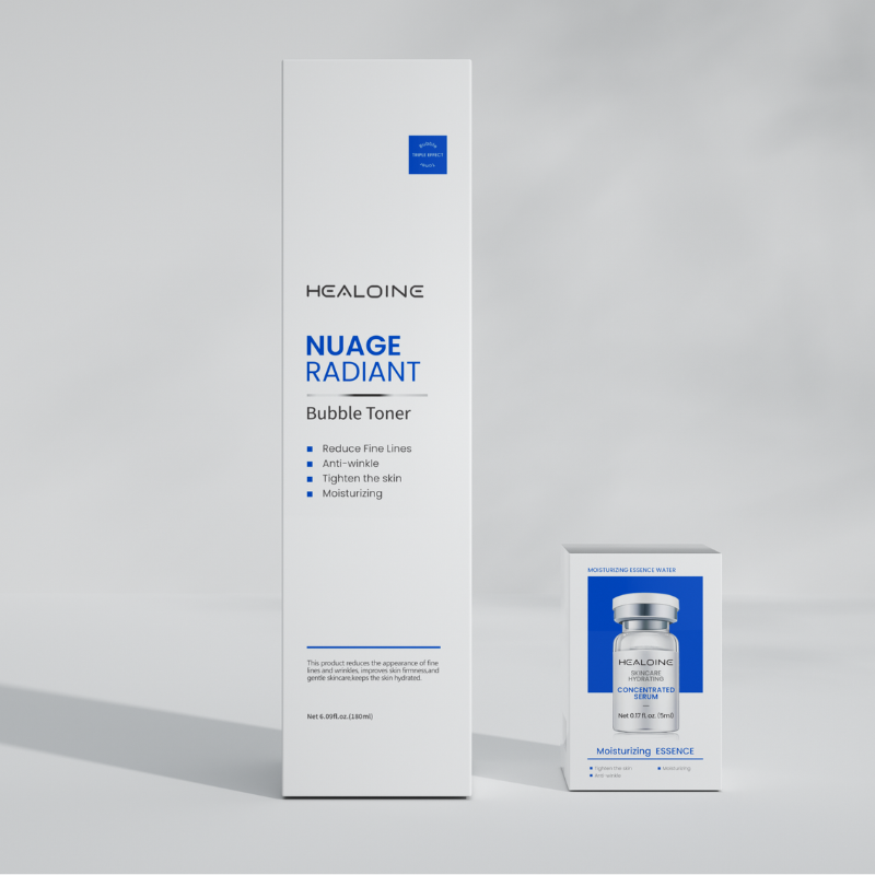 FAC-BBG0912-014 HEALOINE 稀洛因雲朵煥彩慕斯爽膚水[180ml]+稀洛因肌膚水漾濃縮精華液5ml (A14)